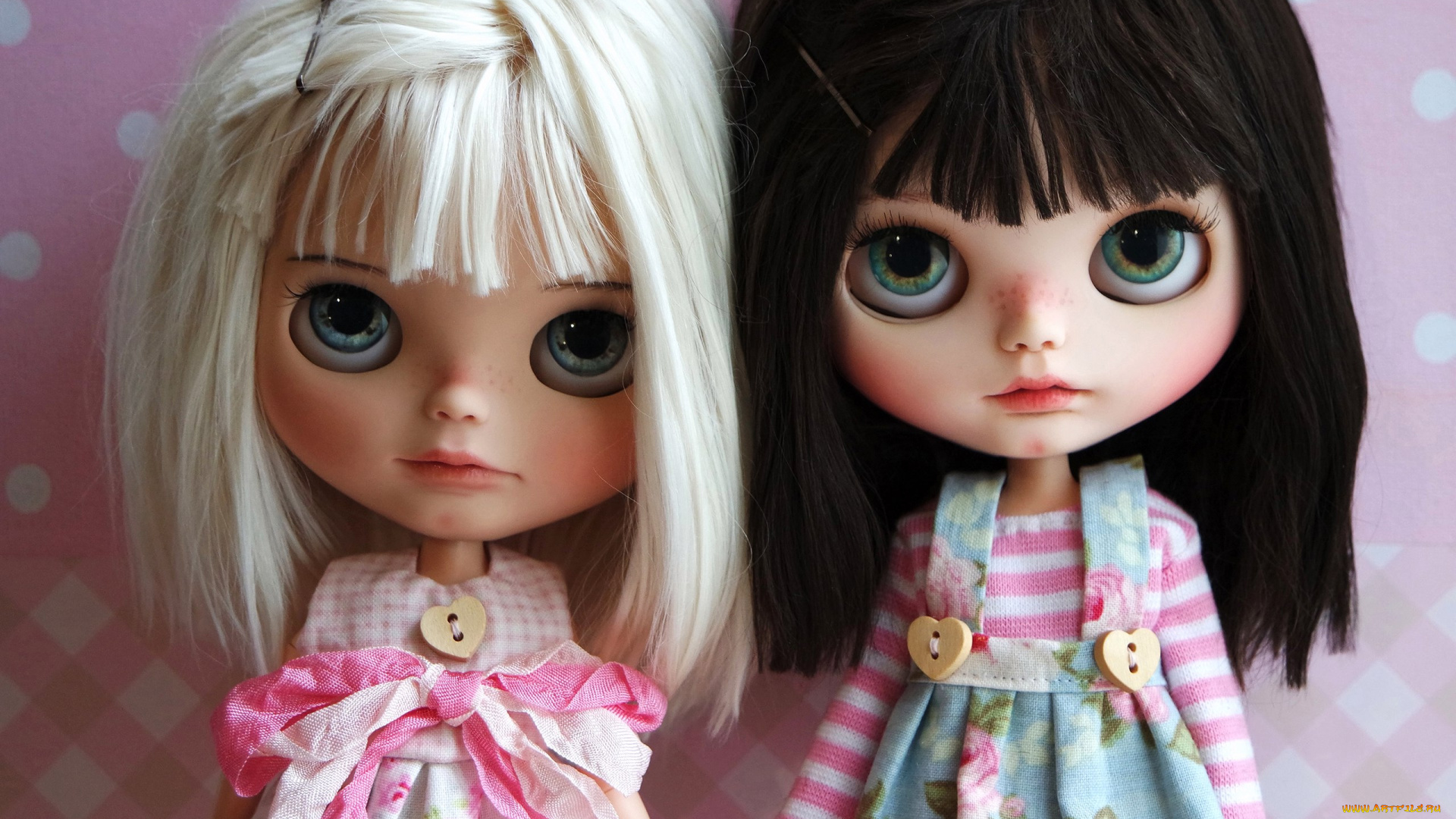 разное, куклы, блондинка, брюнетка, дуэт