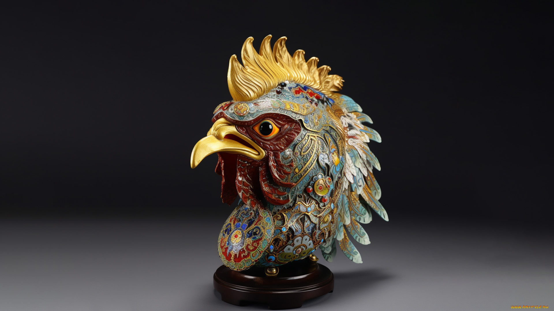 разное, сувениры, статуэтка, петуха