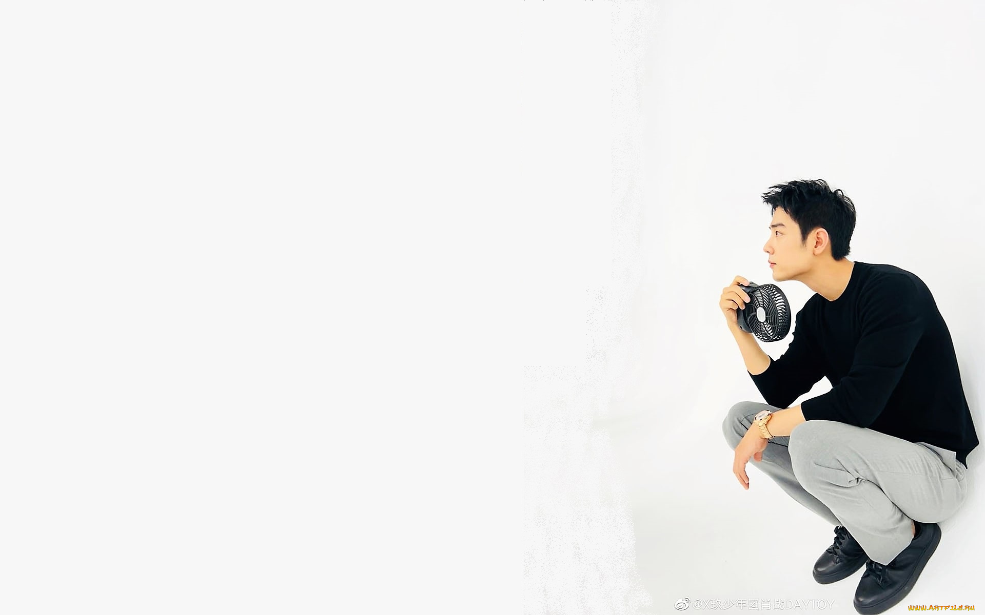 мужчины, xiao, zhan, актер, свитер, вентилятор