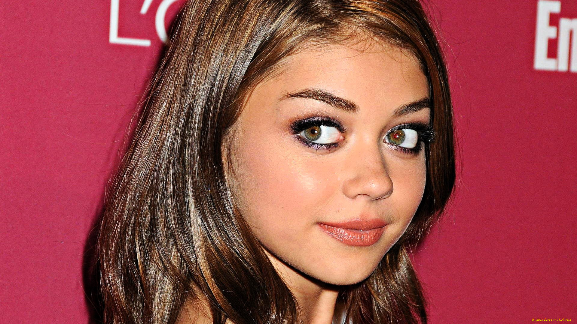 девушки, sarah, hyland, шатенка, лицо, актриса