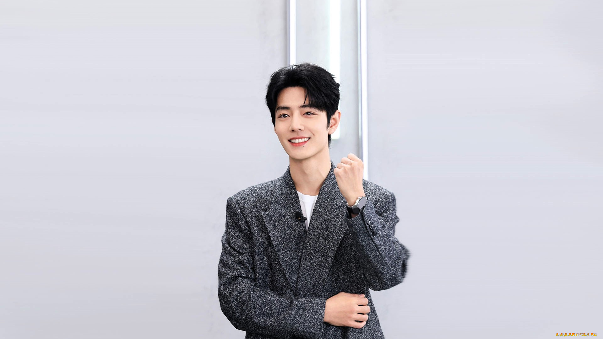 мужчины, xiao, zhan, актер, пиджак