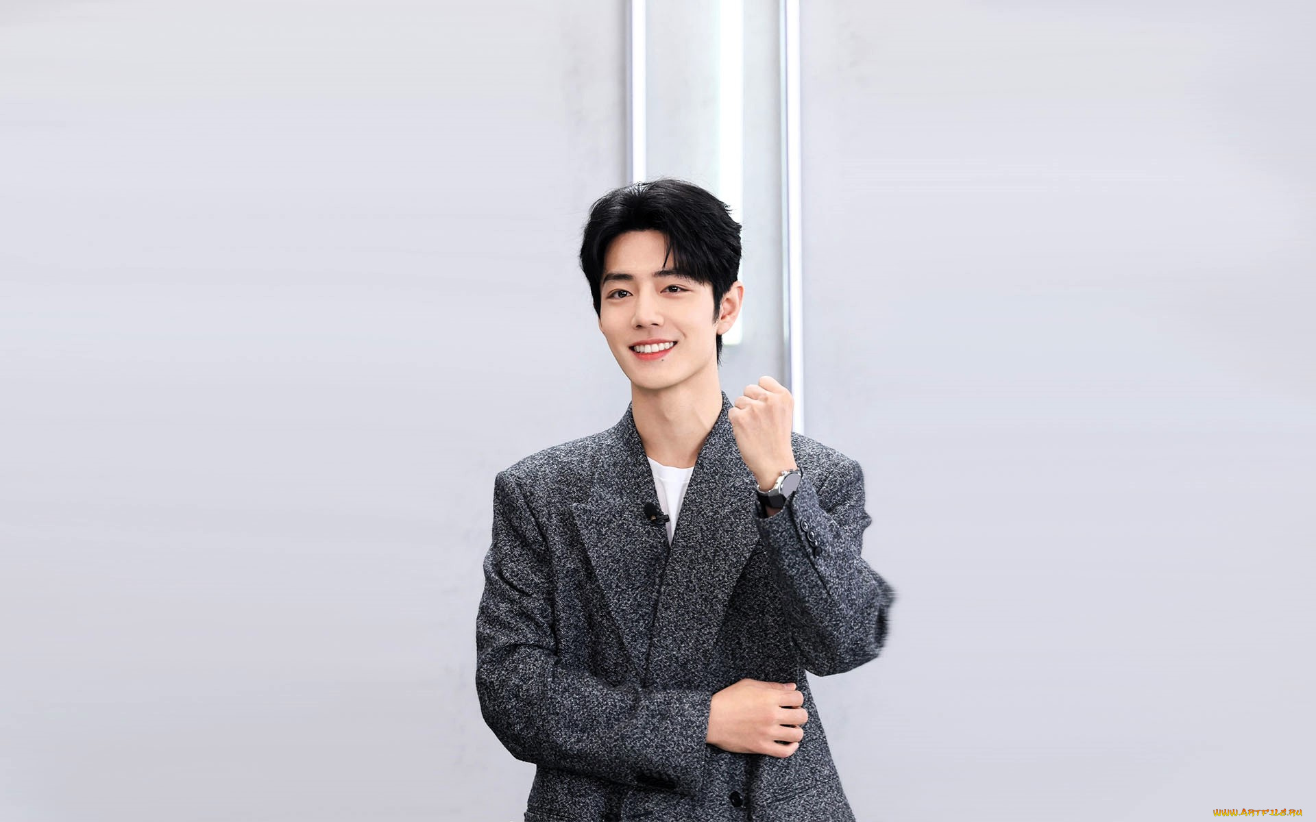 мужчины, xiao, zhan, актер, пиджак