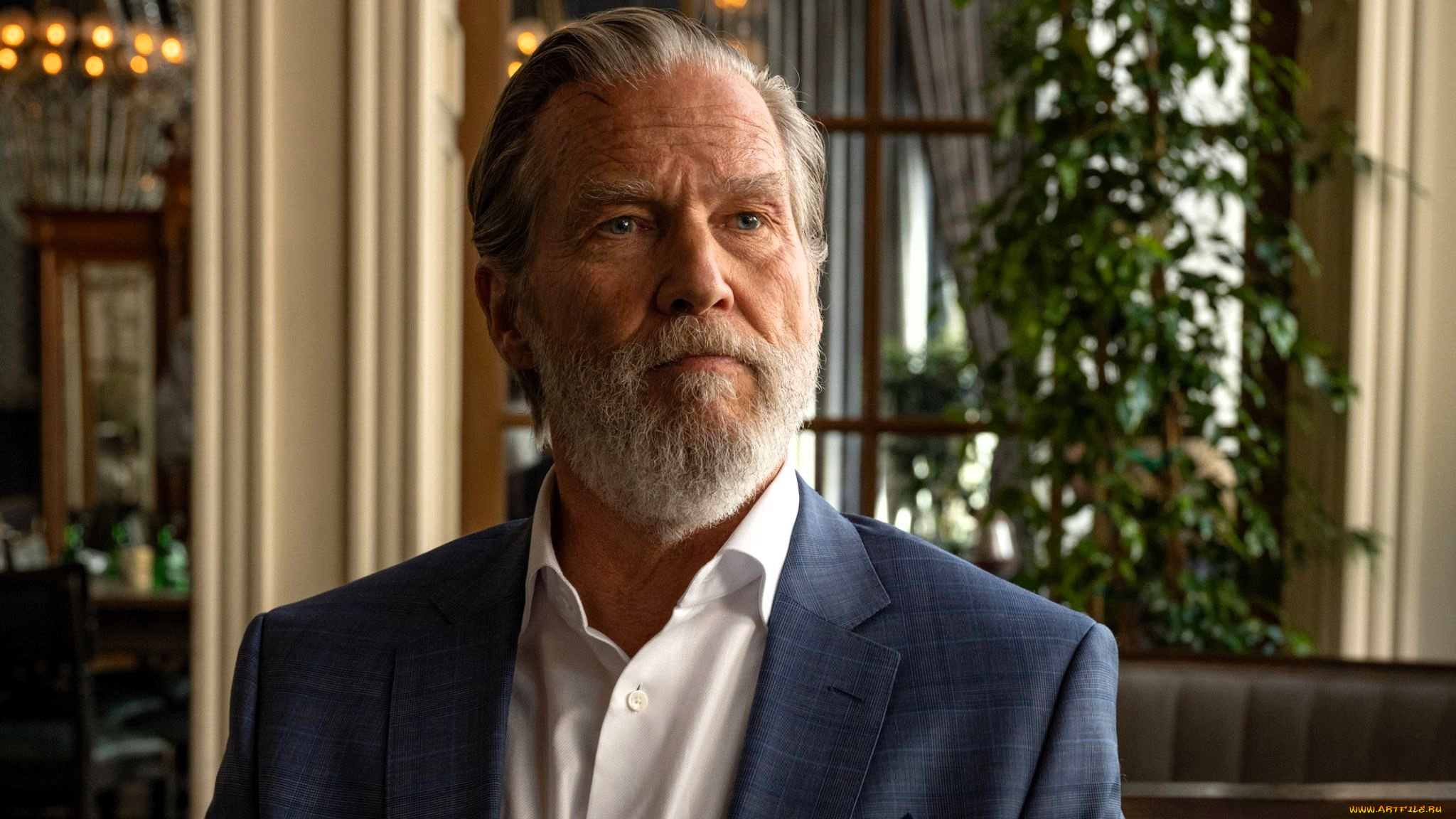 jeff, bridges, мужчины, актер, пиджак, комната