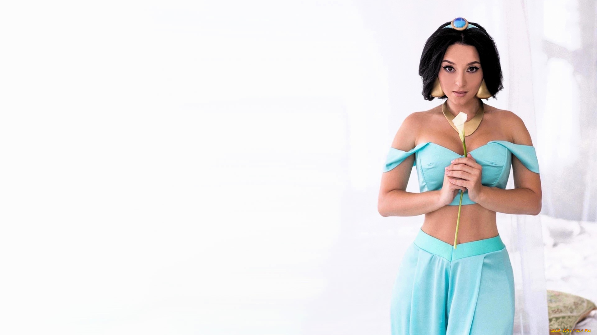 девушки, анна, шаховская, косплей, образ, наряд, цветок