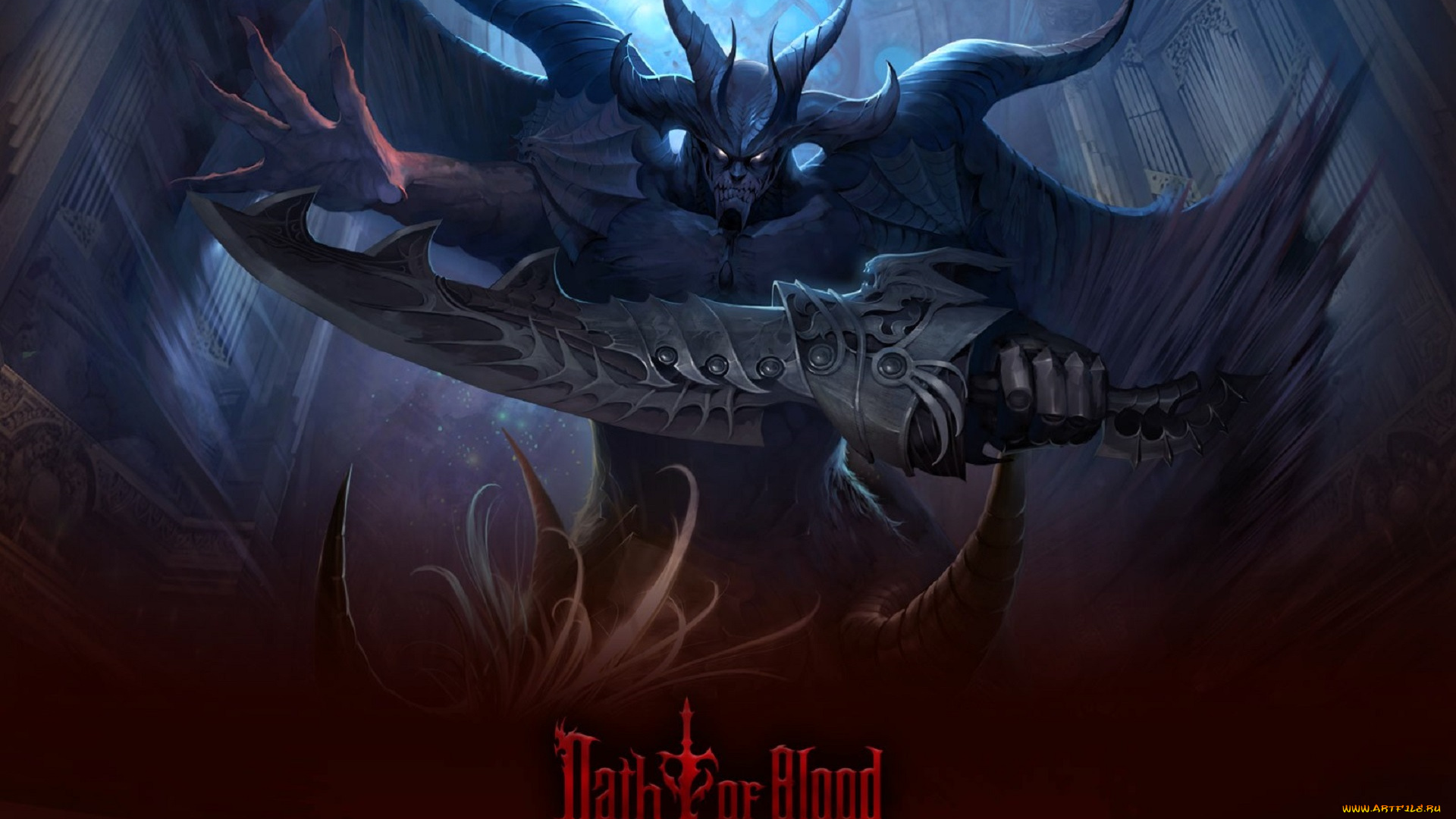 видео, игры, lineage, ii, , the, chaotic, chronicle, демон, оружие, зал