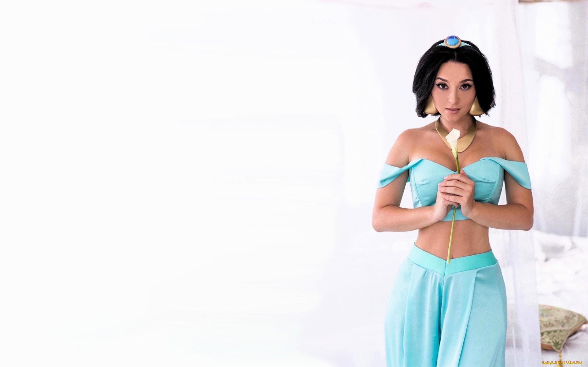 девушки, анна, шаховская, косплей, образ, наряд, цветок