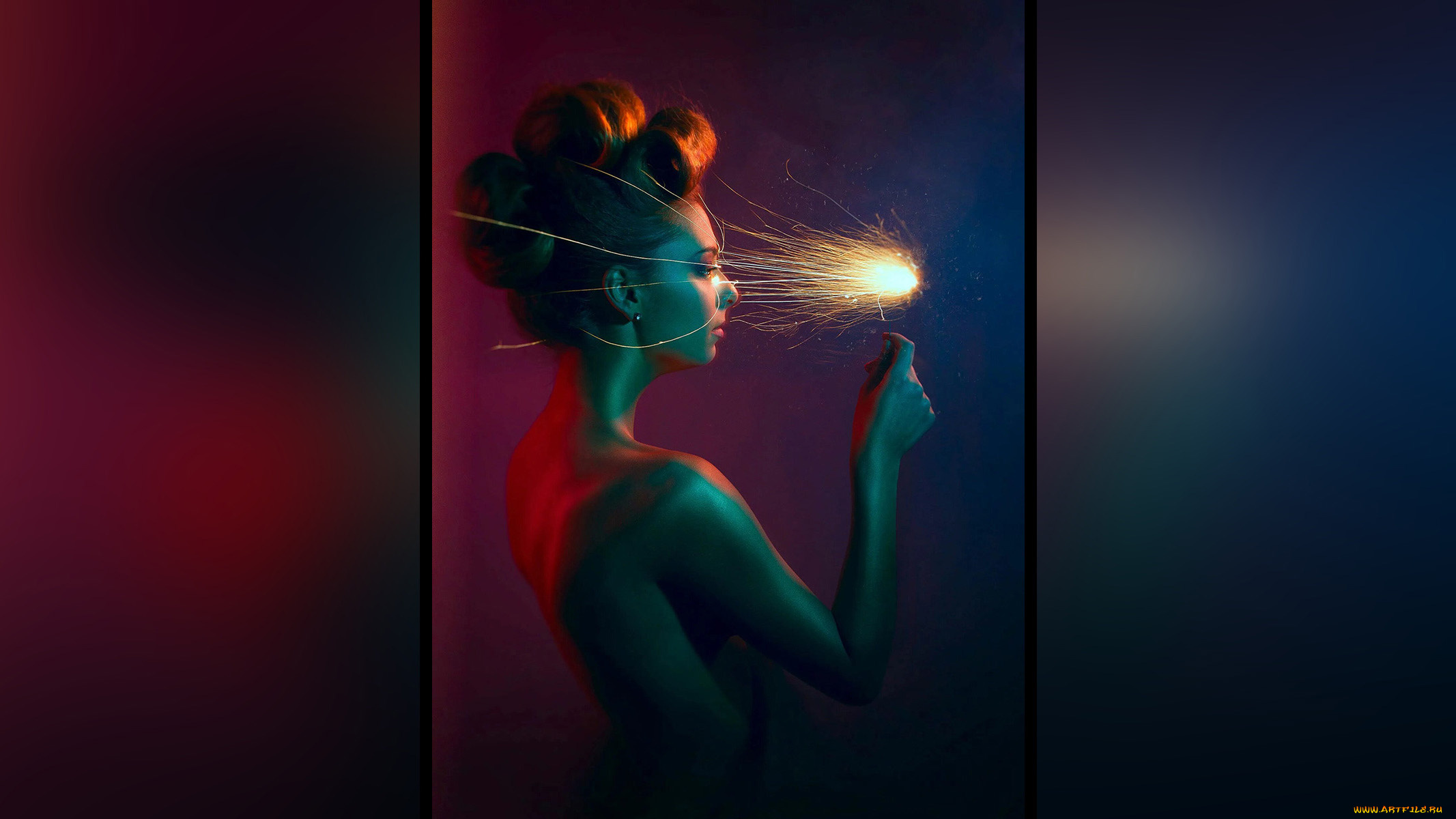 девушки, -, креатив, , косплей, девушка