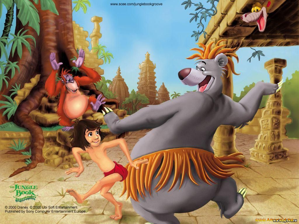 мультфильмы, the, jungle, book