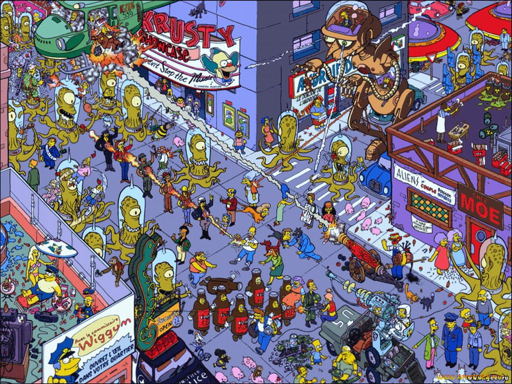 мультфильмы, the, simpsons