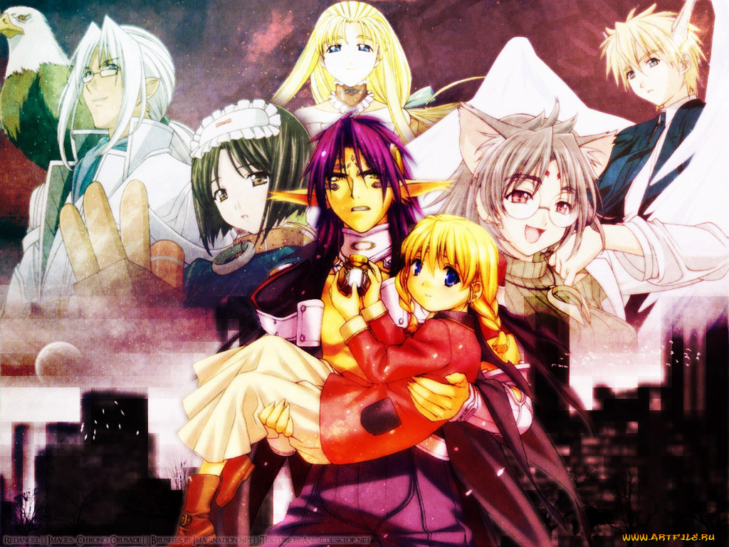 аниме, chrno, crusade