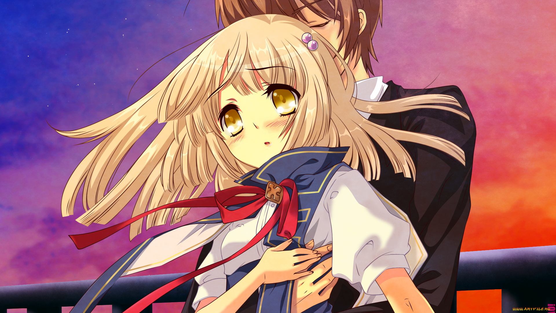 аниме, flyable, heart