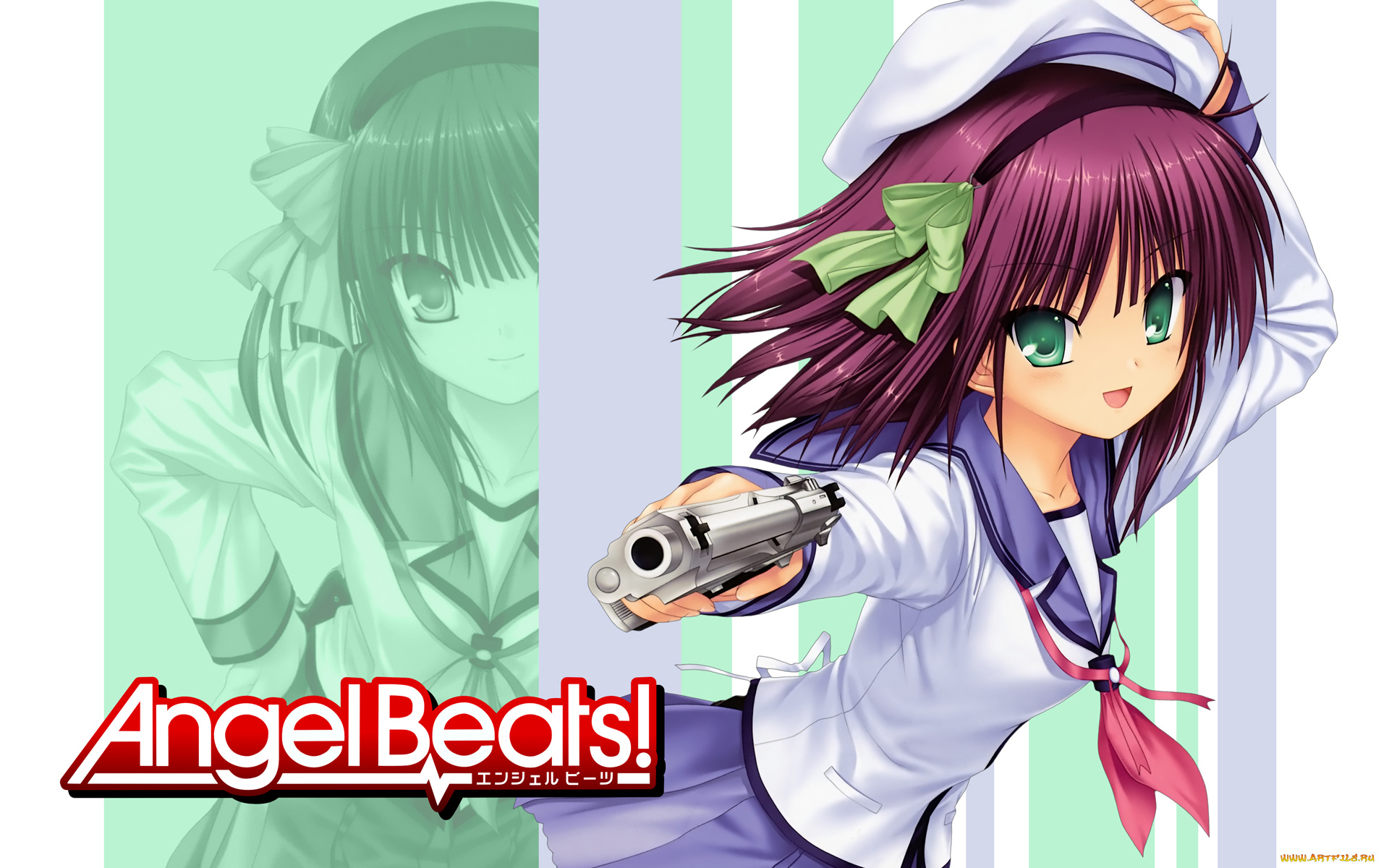 аниме, angel, beats