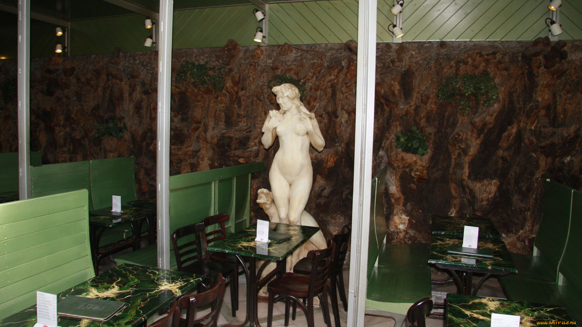 интерьер, кафе, рестораны, отели, скульптура