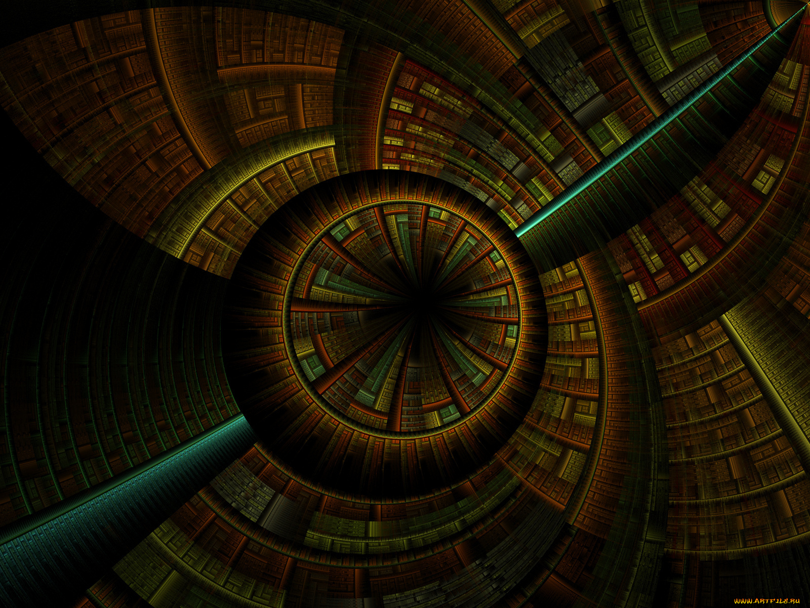 3д, графика, fractal, фракталы, узор, цвета, фон