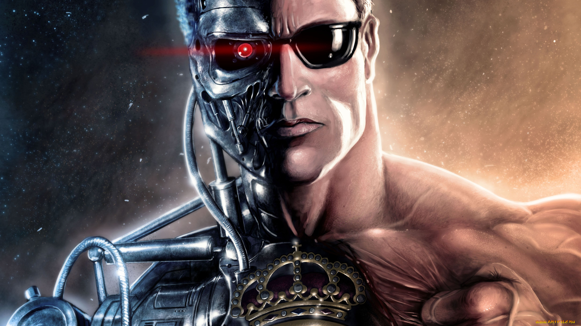 jose, manuel, serrano, фэнтези, роботы, киборги, механизмы, терминатор