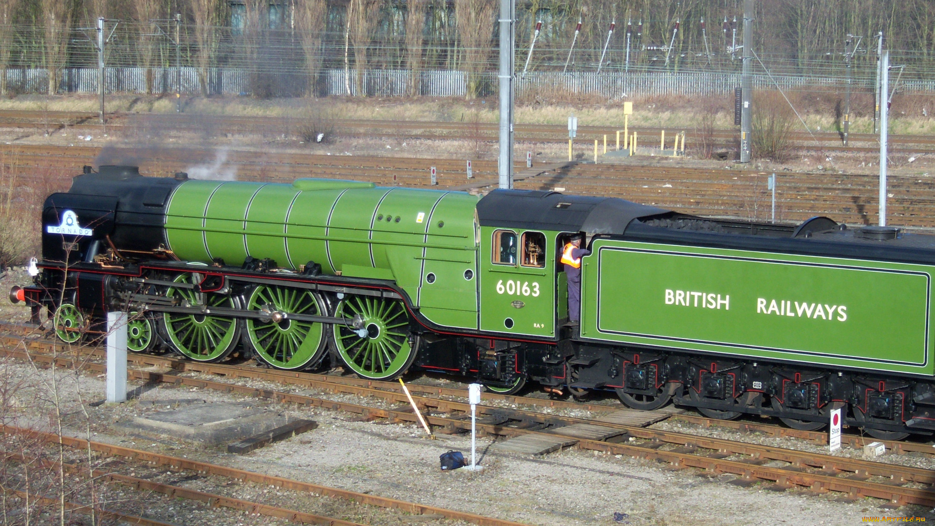 техника, паровозы, дорога, железная