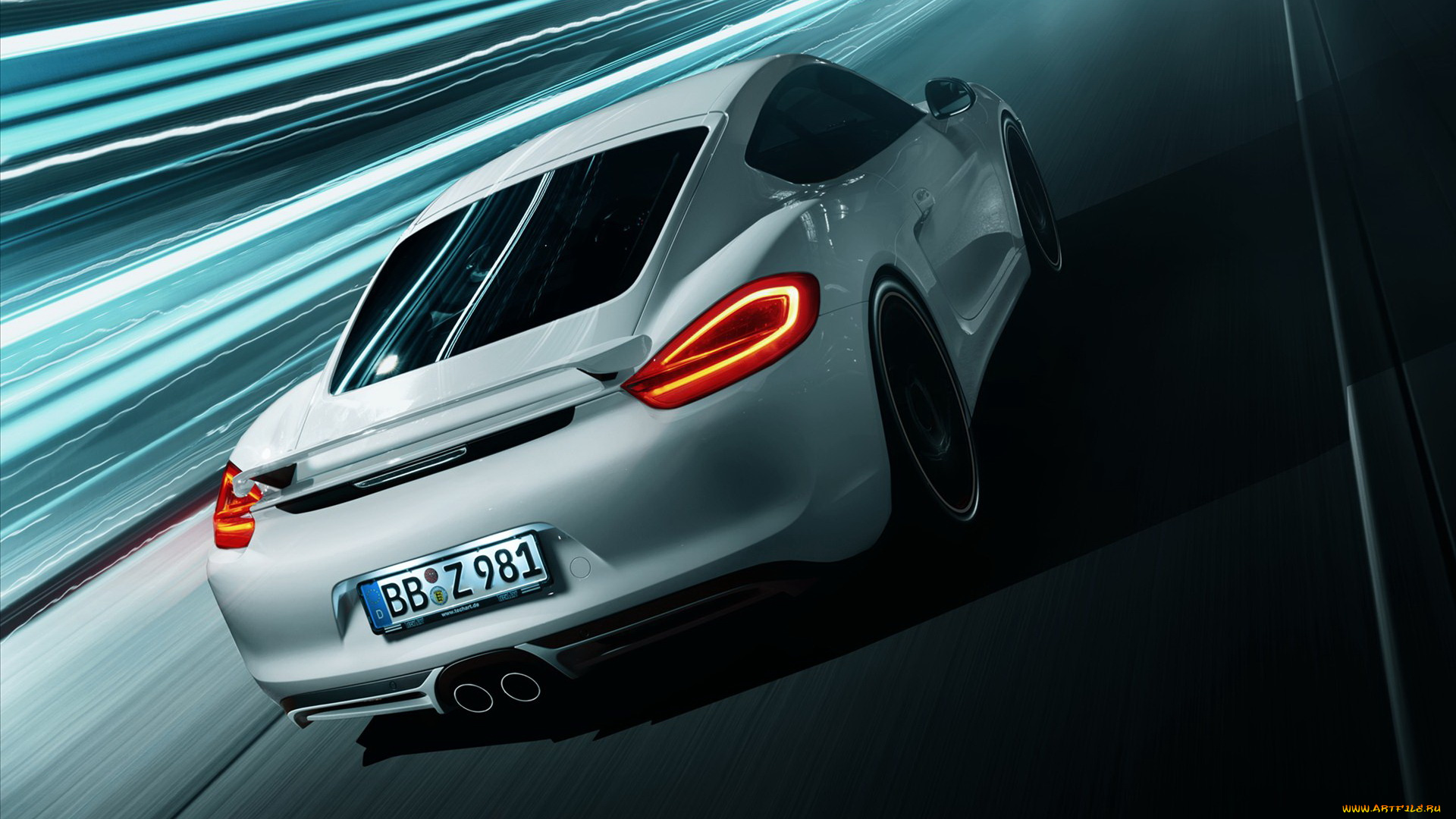 автомобили, porsche, car, cayman, techart