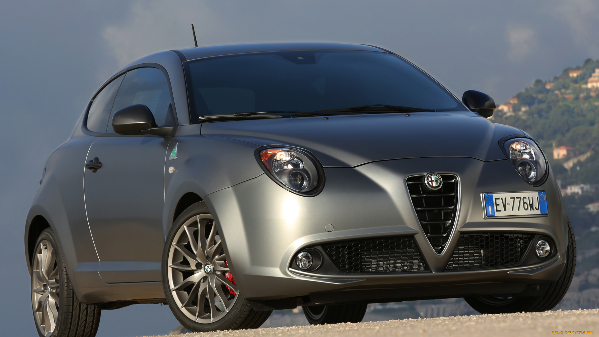 автомобили, alfa, romeo, темный, mito, 2014, г, quadrifoglio, alfa, romeo, 955, verde