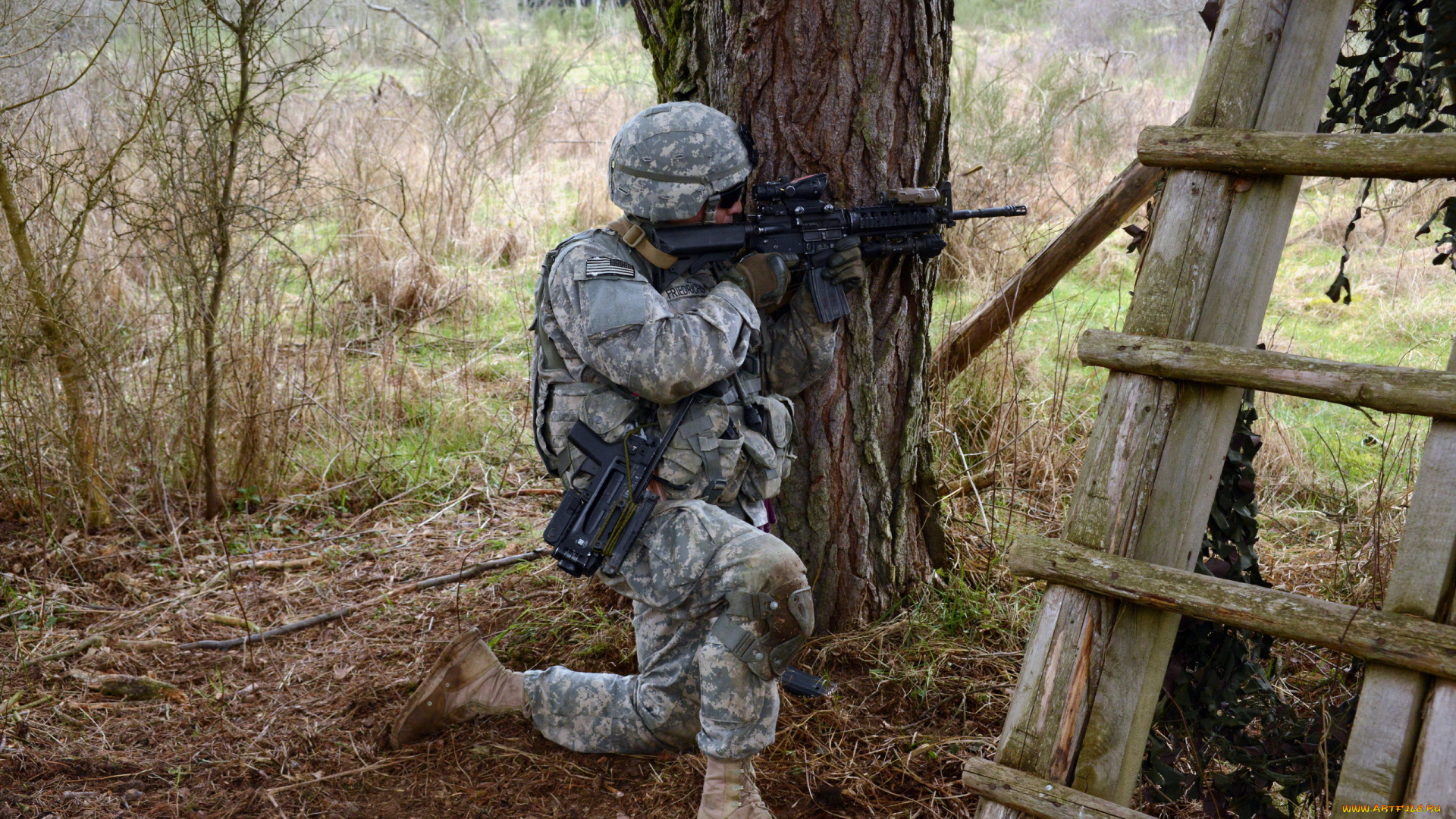 оружие, армия, спецназ, выстрел, солдат