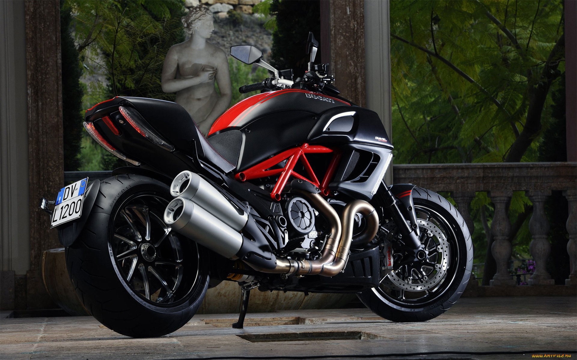 мотоциклы, ducati, diavel