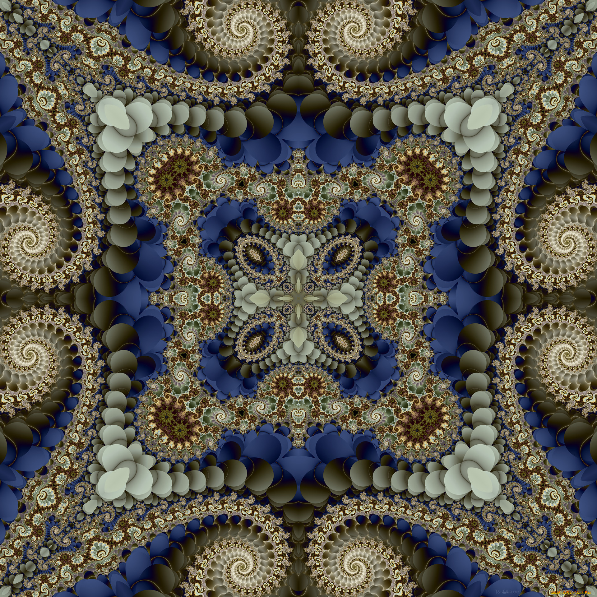 3д, графика, fractal, , фракталы, узор, фон, цвета