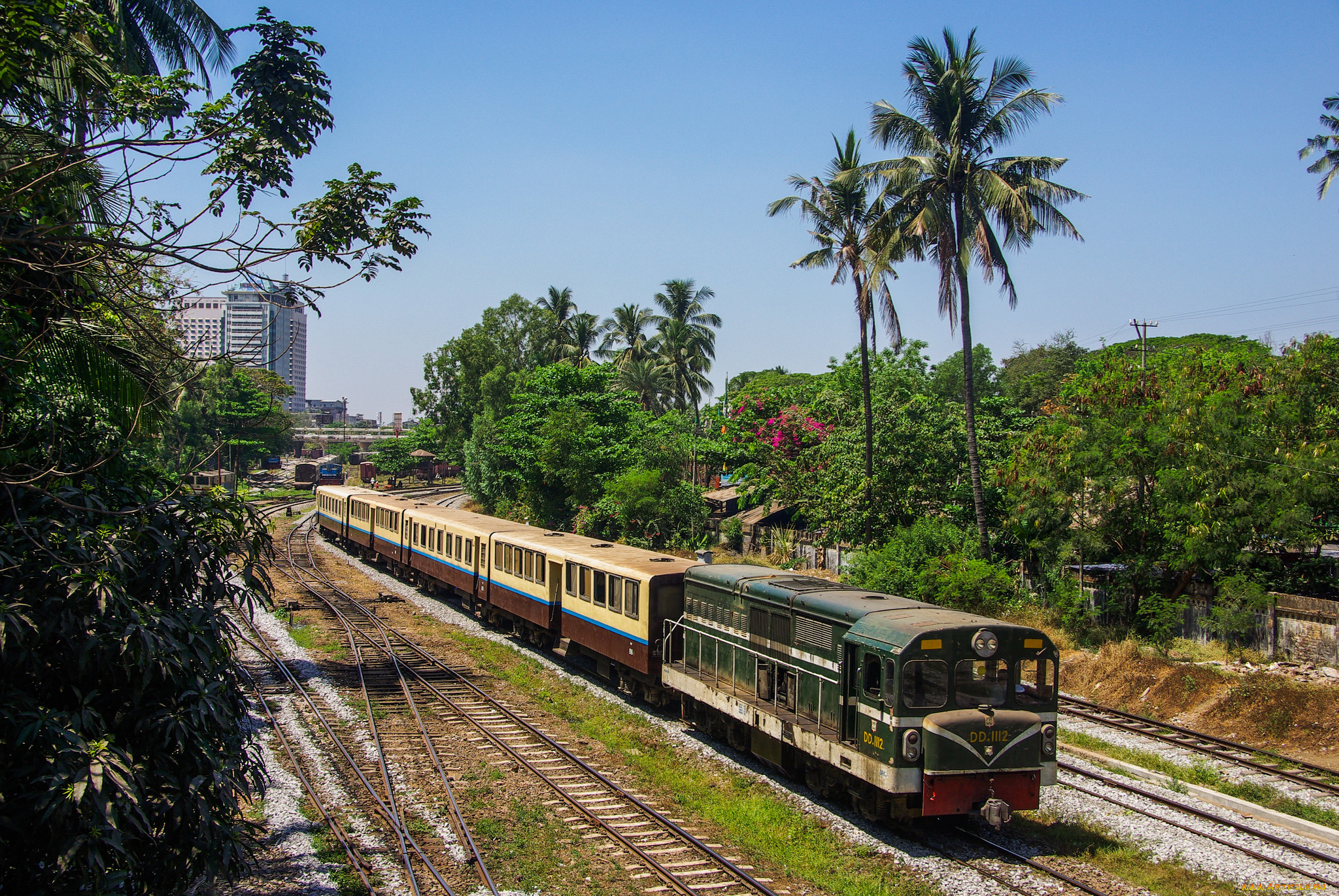 техника, поезда, железная, дорога, рельсы, локомотив, состав