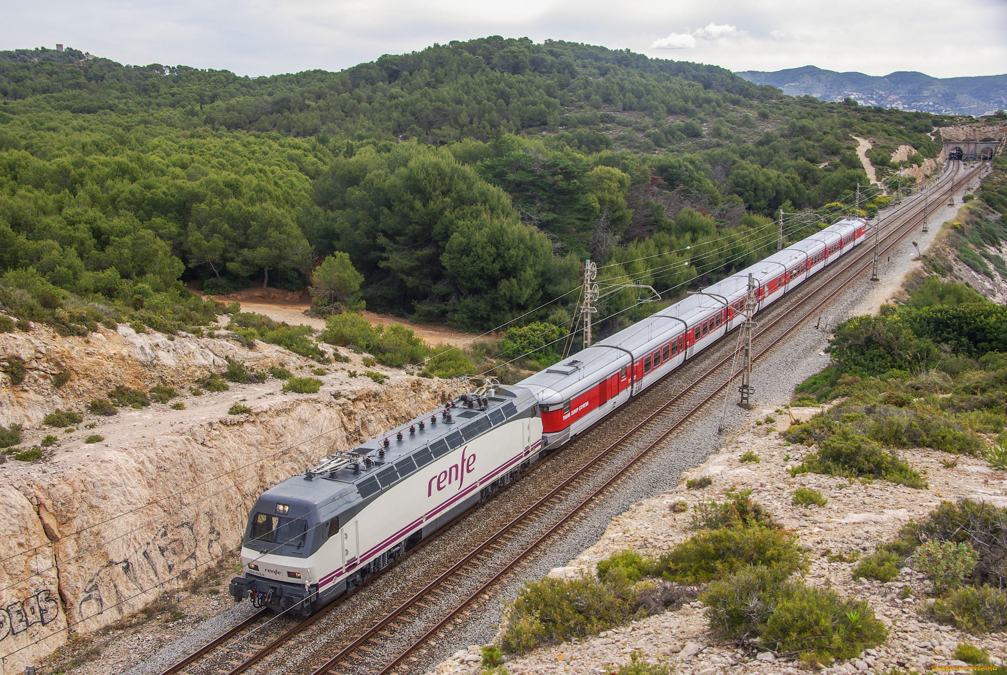 техника, поезда, железная, дорога, рельсы, локомотив, состав