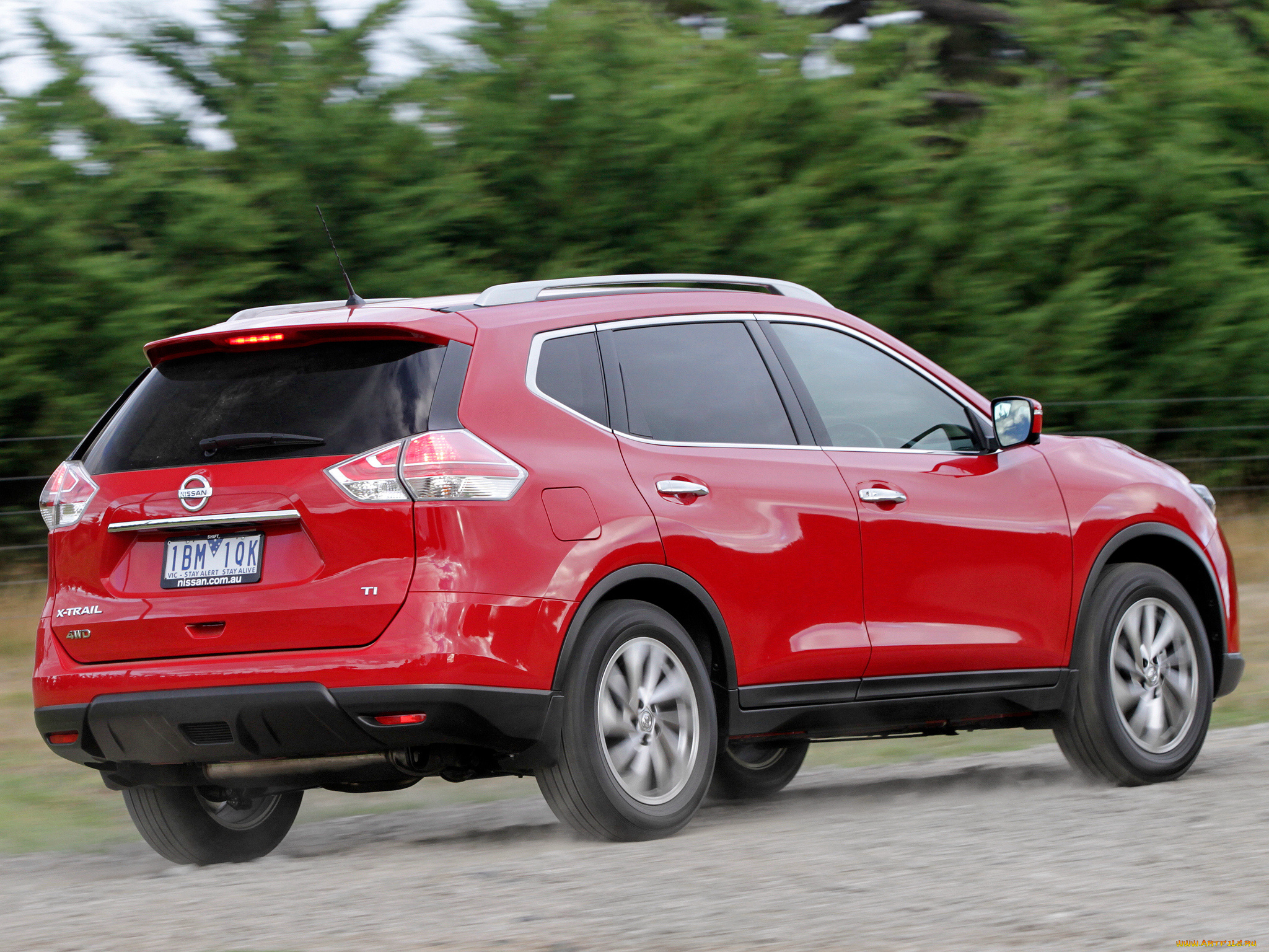 автомобили, nissan, datsun, 2014г, t32, au-spec, x-trail, красный