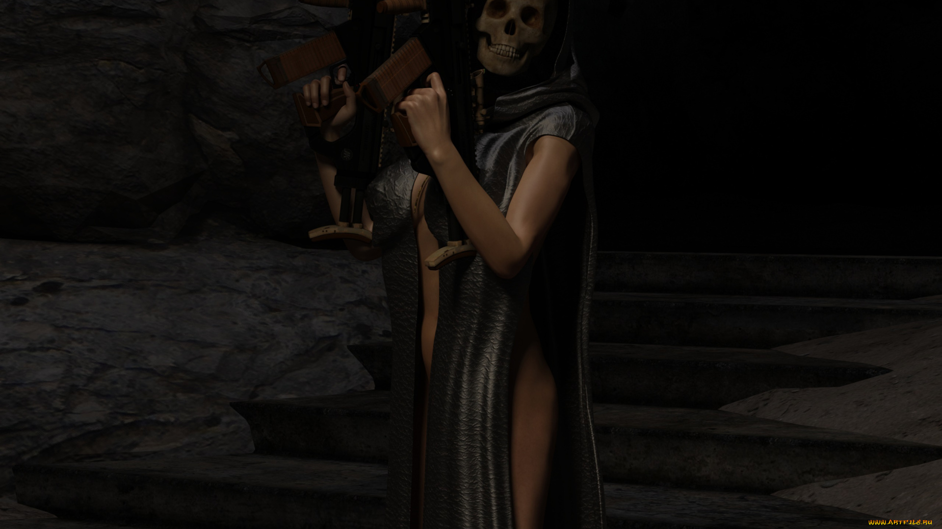 3д, графика, ужас, , horror, существо