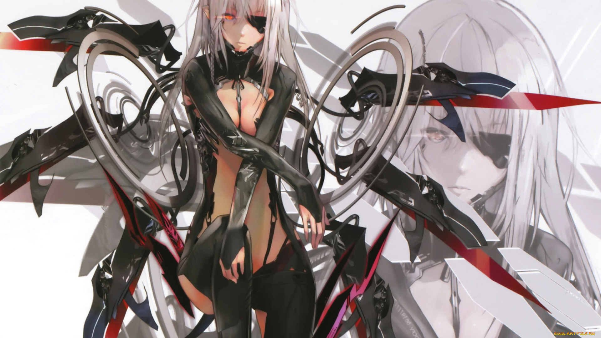 аниме, kaku-san-sei, million, arthur, девушка, киборг