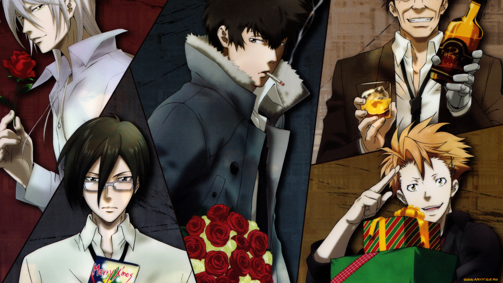 аниме, psycho-pass, парни