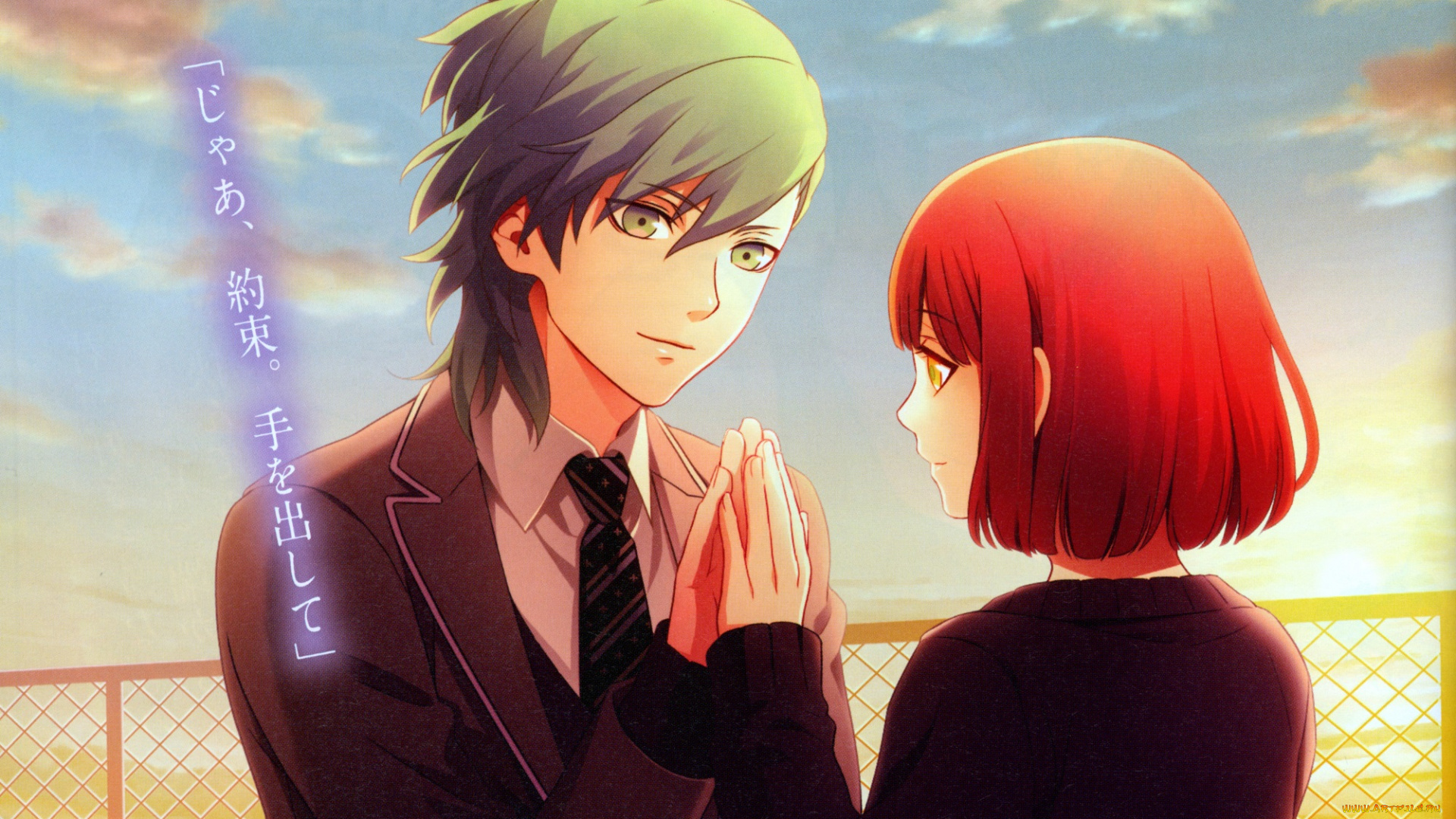 аниме, uta, no, prince-sama, парень, девушка