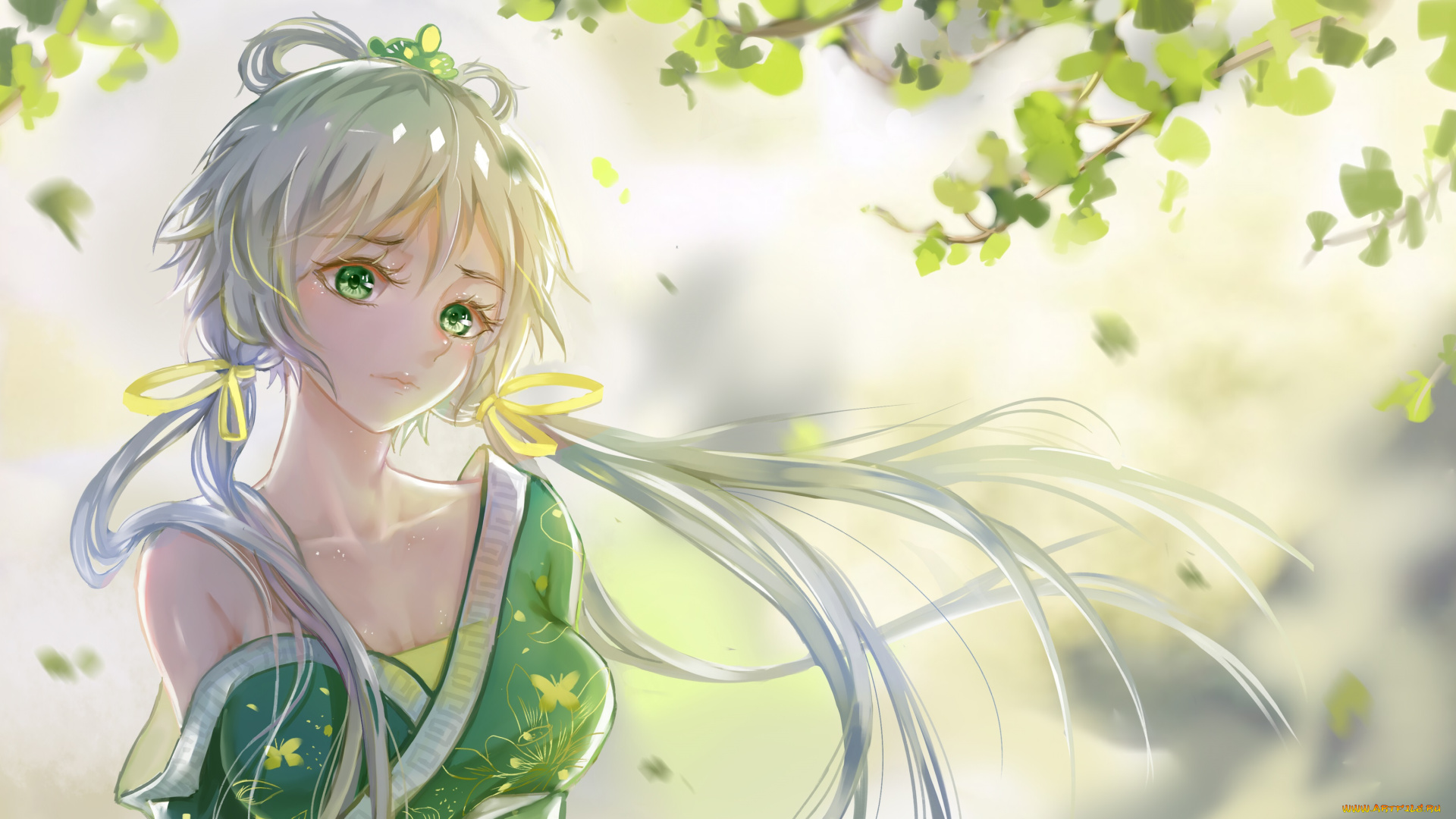 аниме, vocaloid, девушка