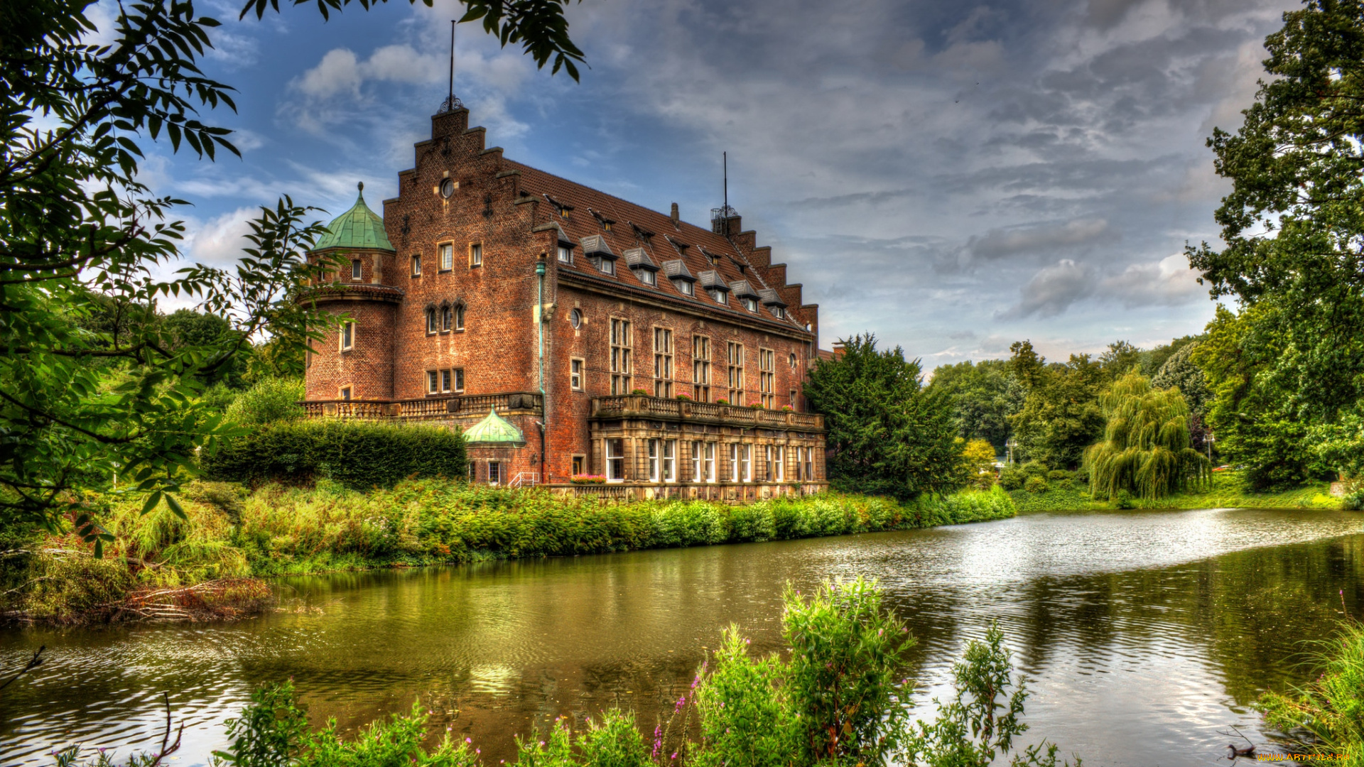 города, -, пейзажи, поместье, парк