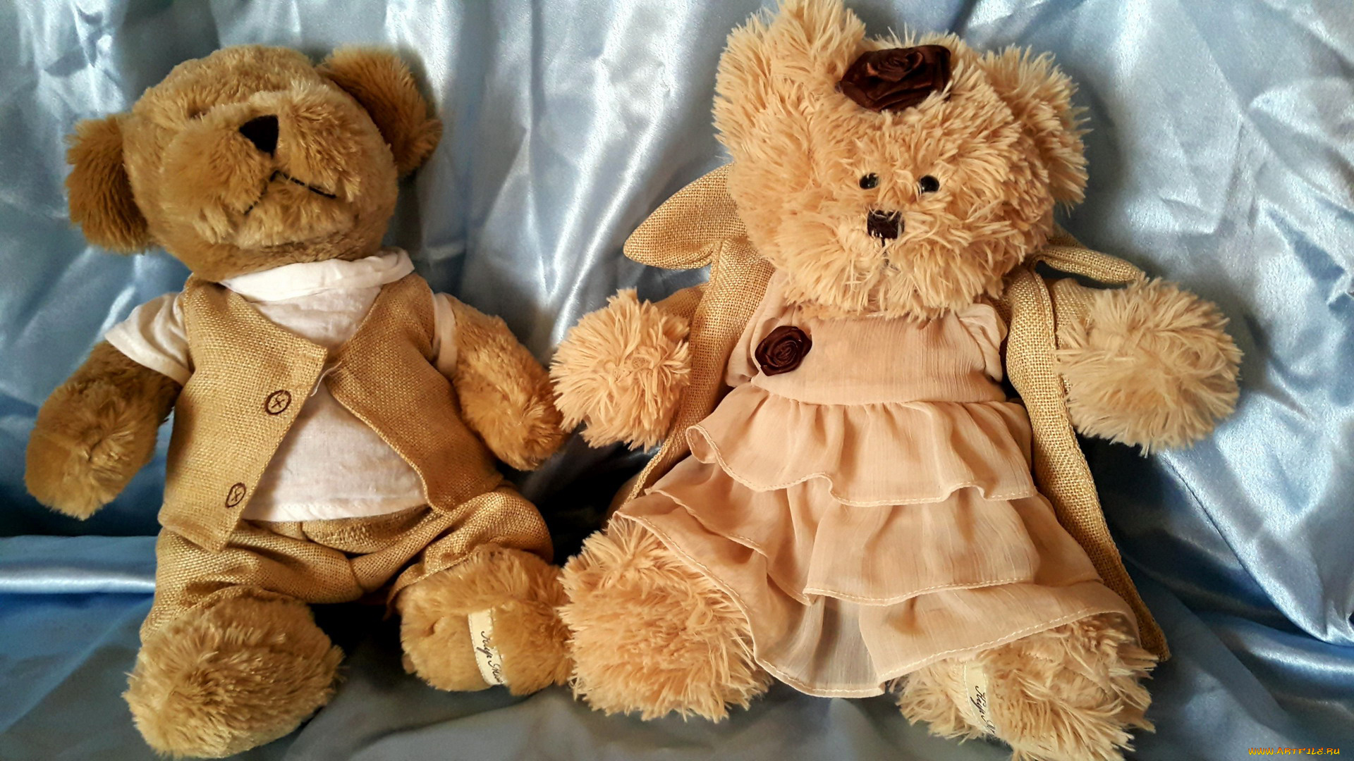 разное, игрушки, медвежата, нарядные