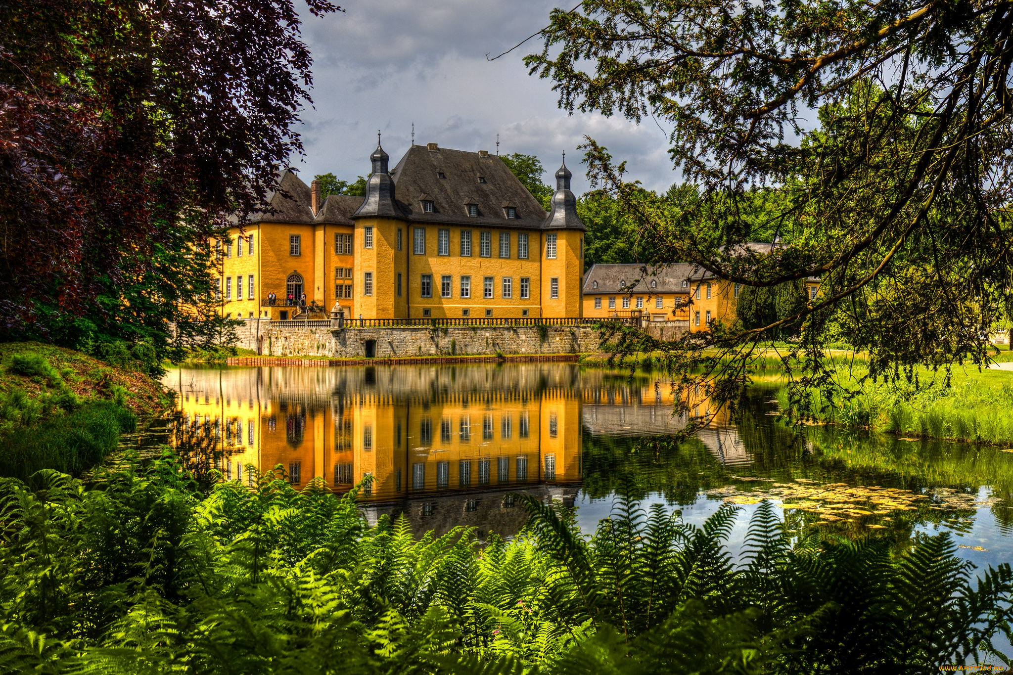 города, -, пейзажи, поместье, парк