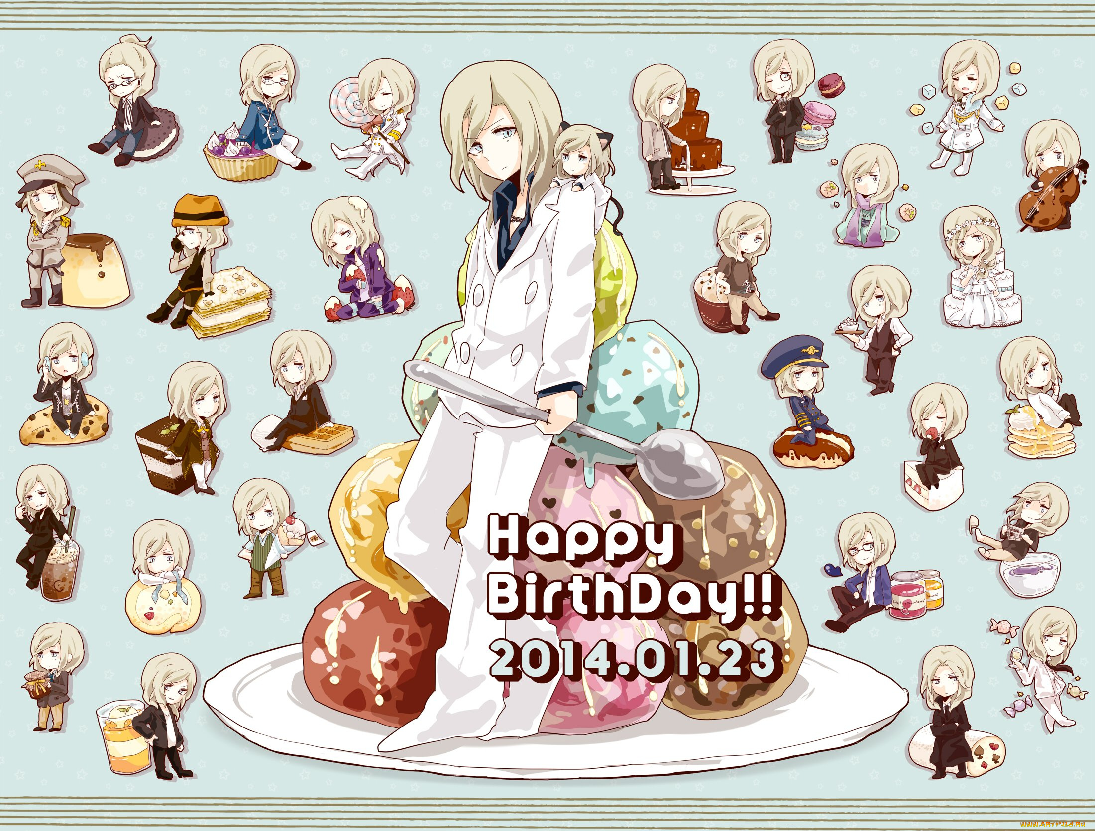 аниме, uta, no, prince-sama, парень, малыши