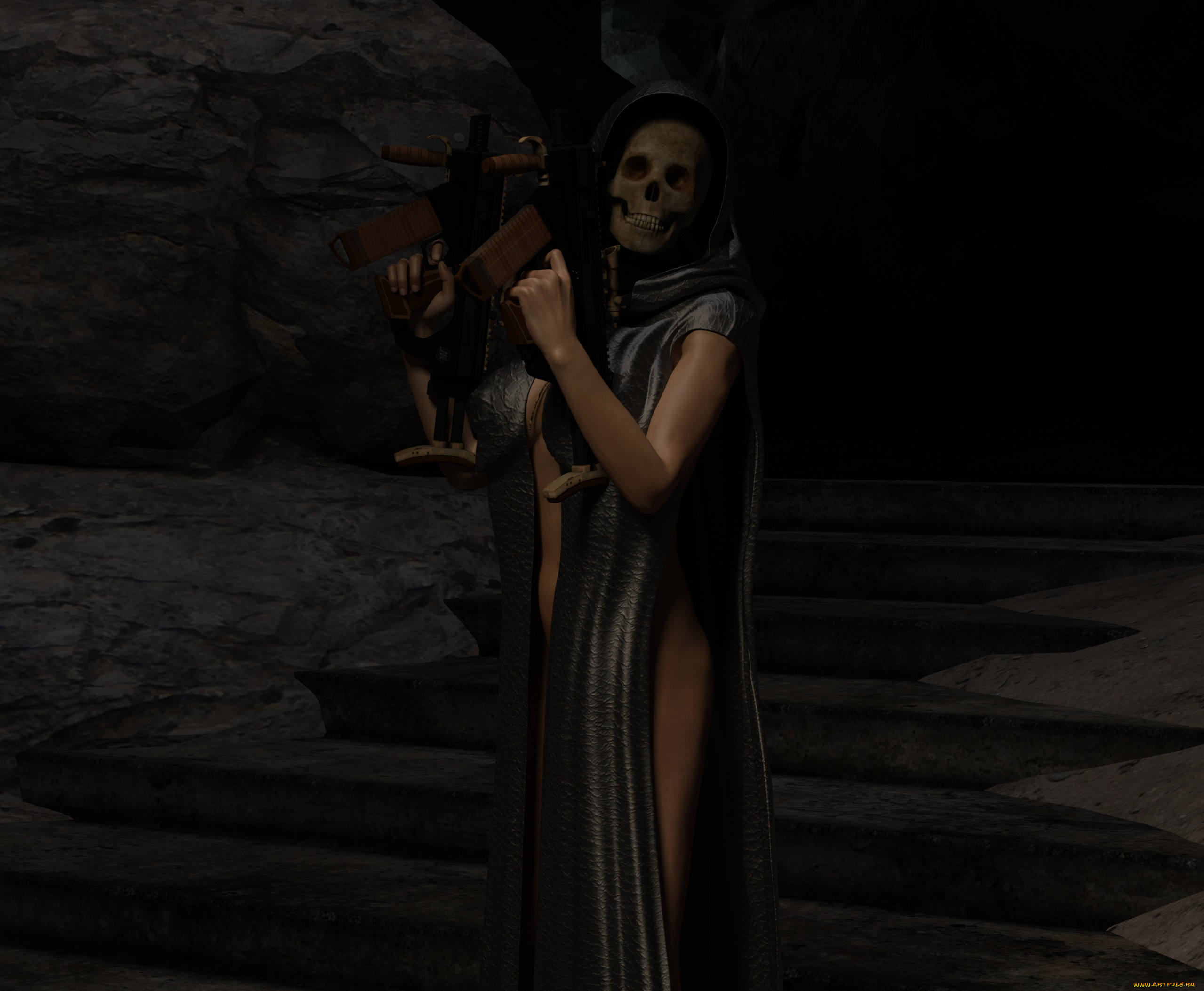 3д, графика, ужас, , horror, существо