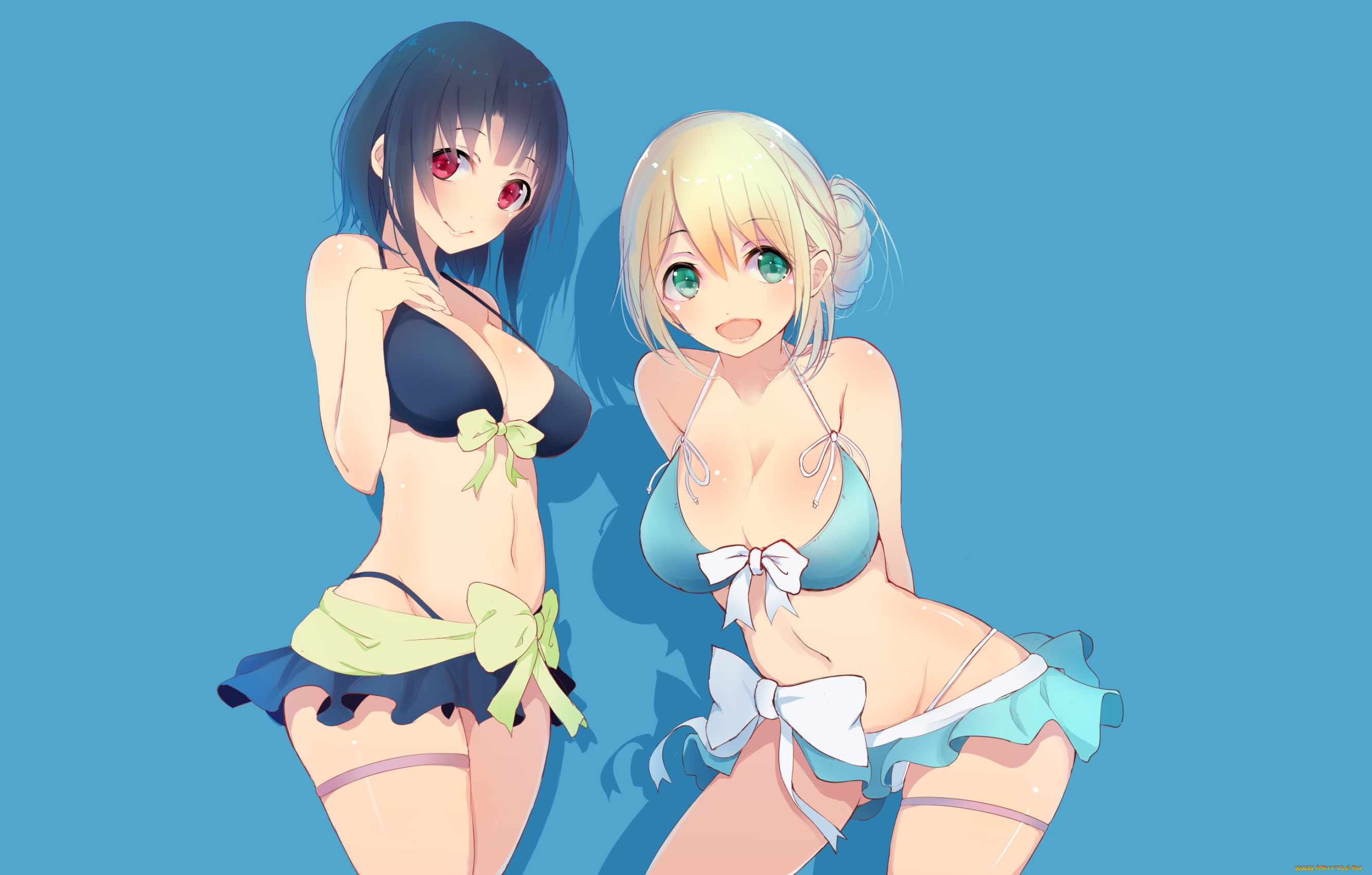 аниме, kantai, collection, девушки, взгляд, фон