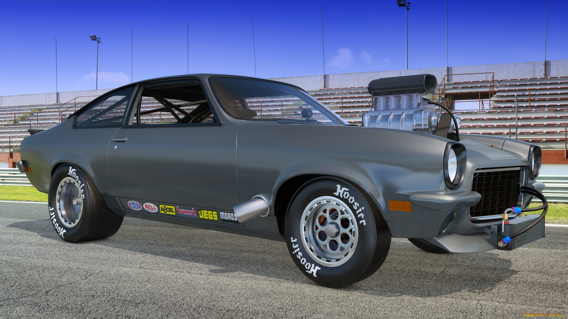 автомобили, 3д, фон, автомобиль