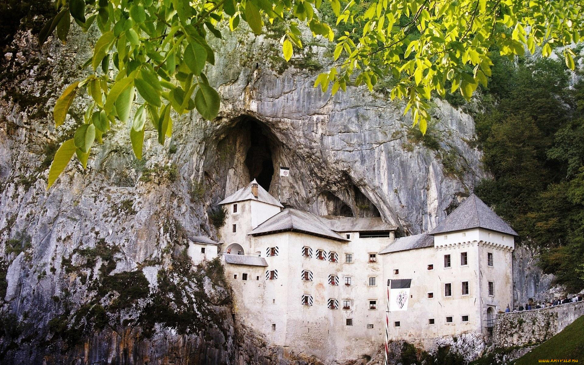 predjama, castle, , slovenia, города, -, дворцы, , замки, , крепости, slovenia, predjama, castle
