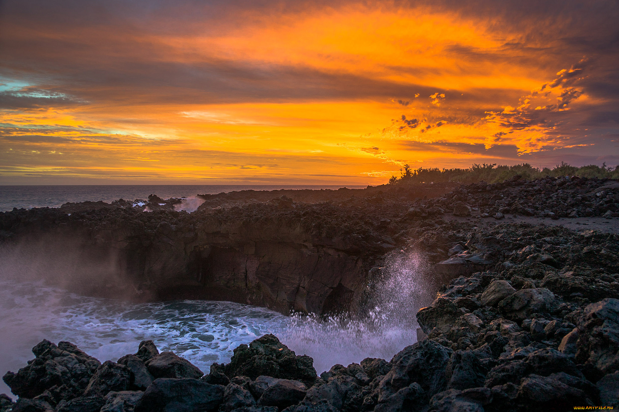 природа, побережье, берег, море