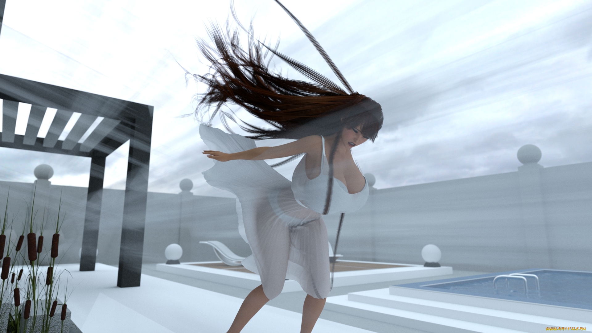 3д, графика, люди, , people, фон, девушка, взгляд