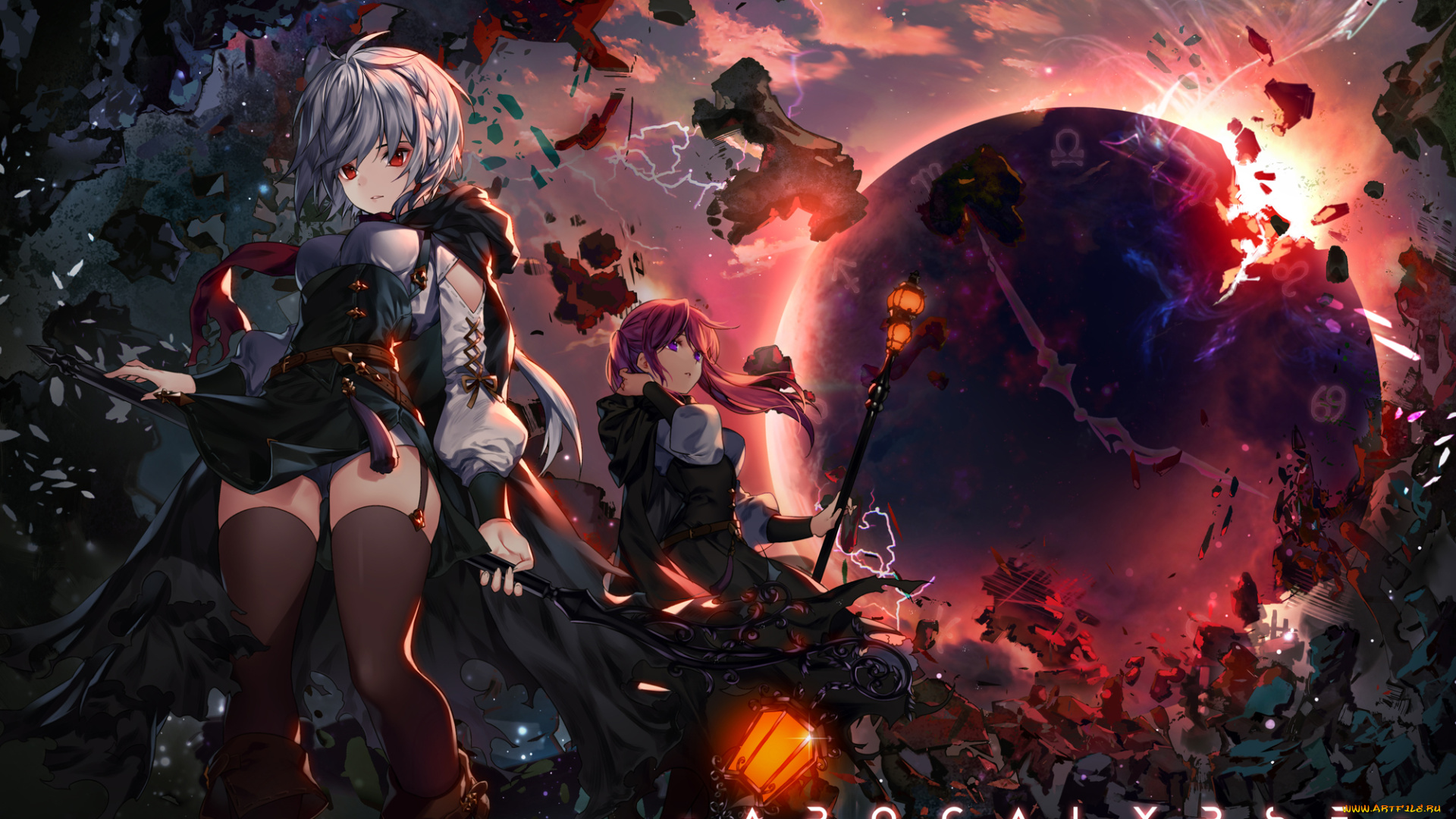 аниме, оружие, , техника, , технологии, девушки