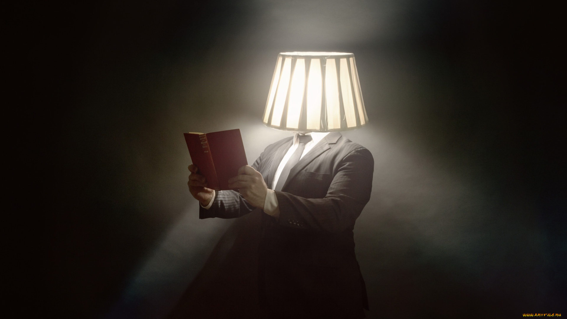 юмор, и, приколы, лампа, книга, человек