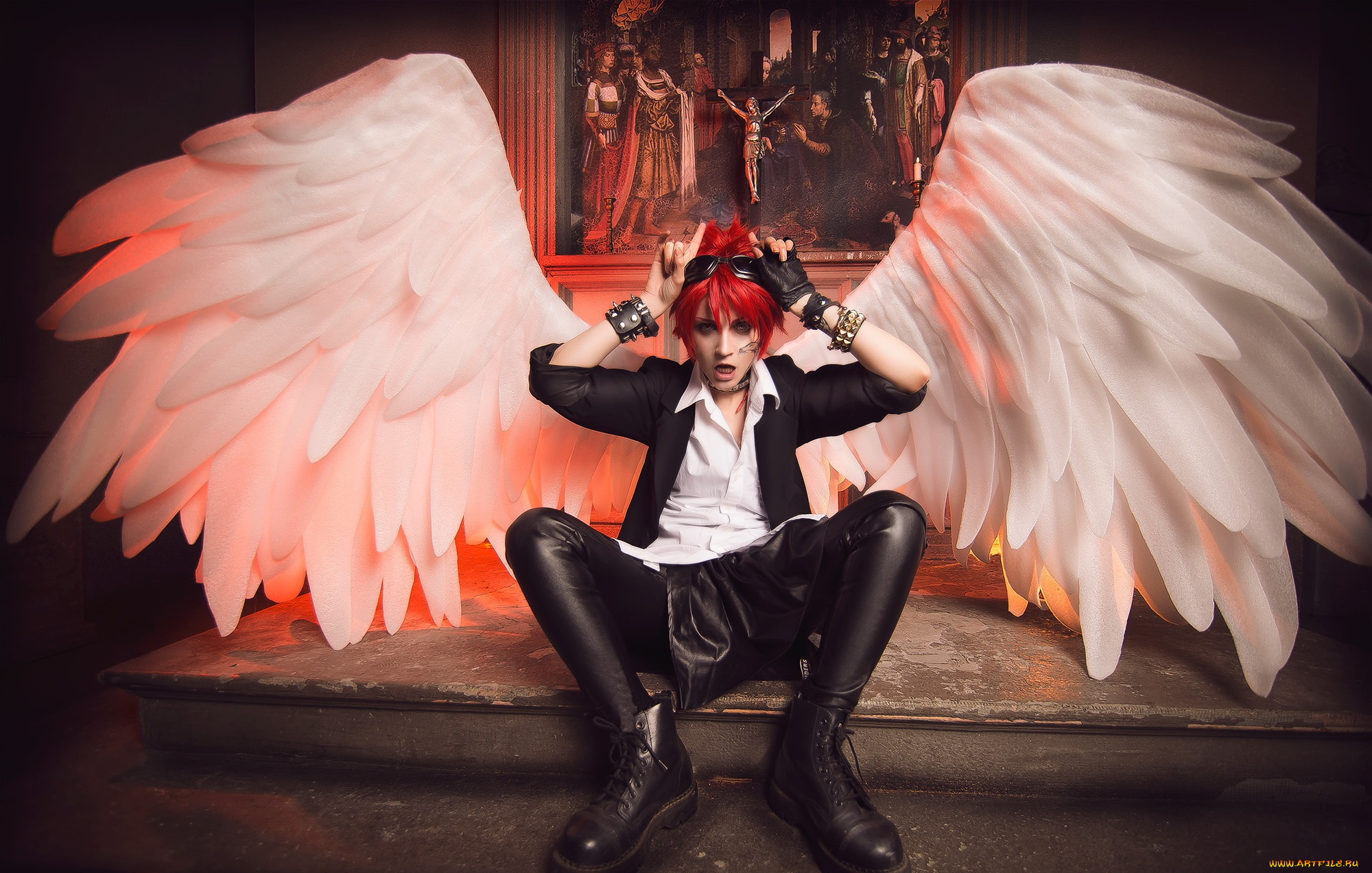 разное, cosplay, , косплей, ангел, gesha, petrovich