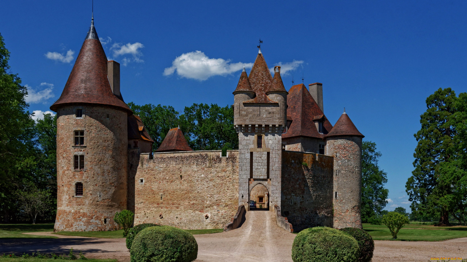 chateau, de, thoury, города, замки, франции, chateau, de, thoury