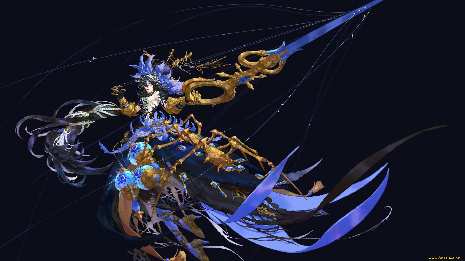 фэнтези, девушки, девушка, оружие