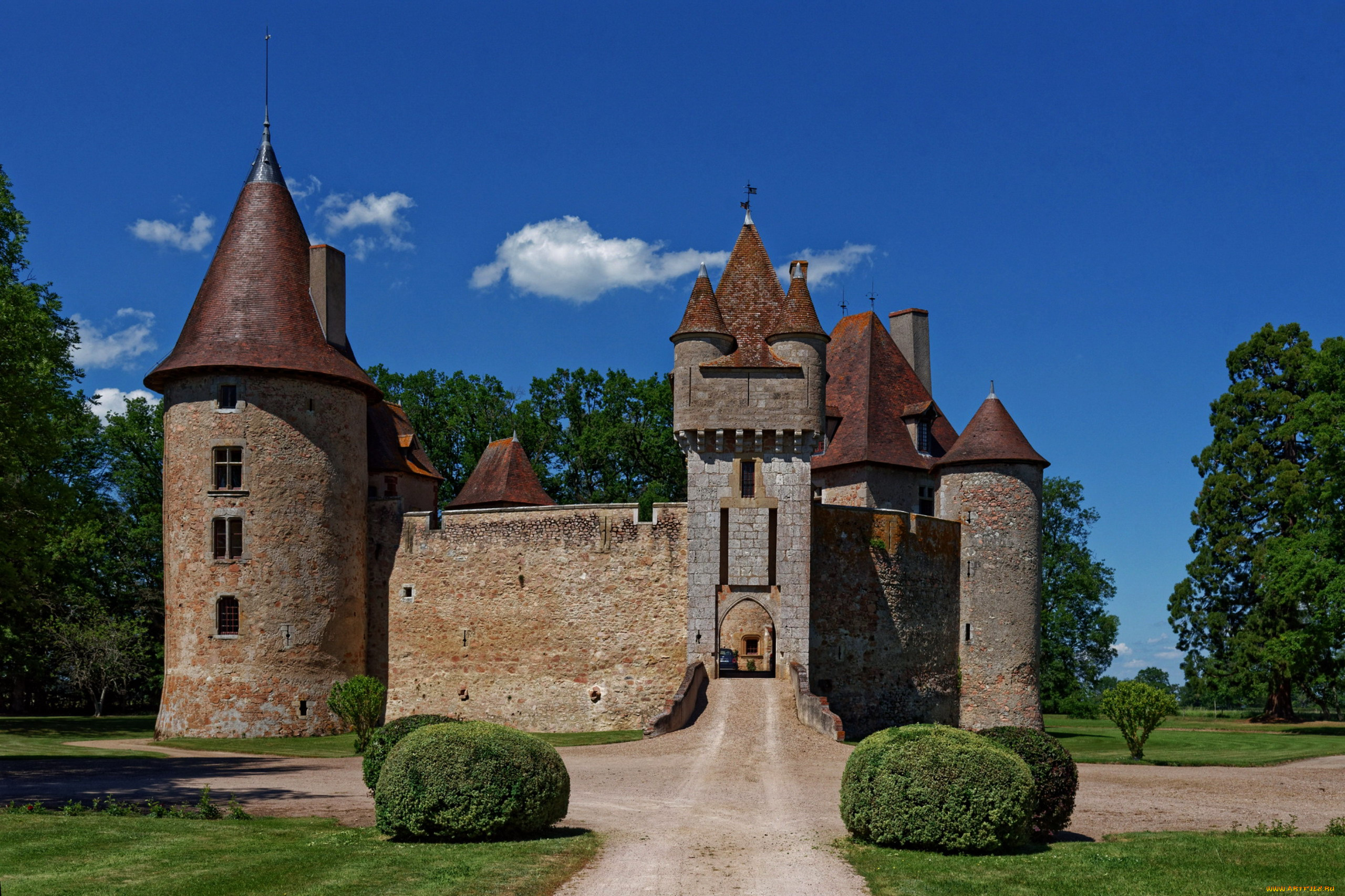 chateau, de, thoury, города, замки, франции, chateau, de, thoury