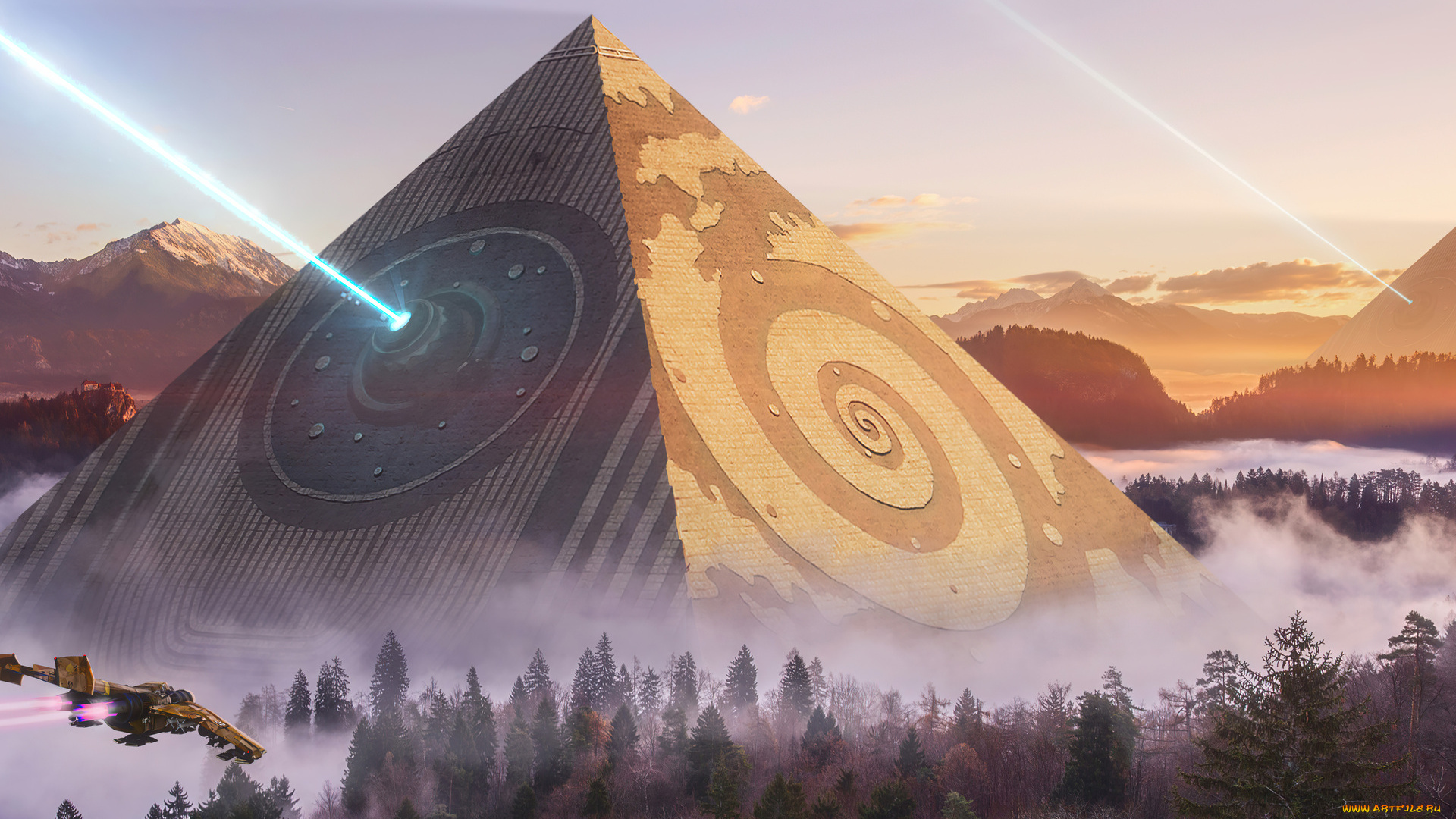 фэнтези, иные, миры, , иные, времена, пирамида